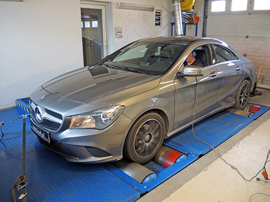 Mercedes W117 CLA 180 chiptuning